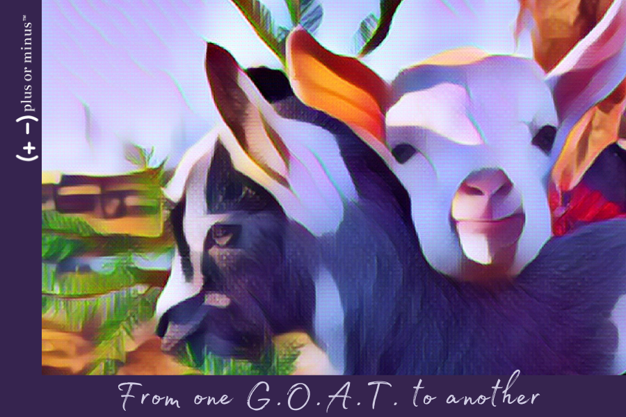 From One G.O.A.T. to Another, Small