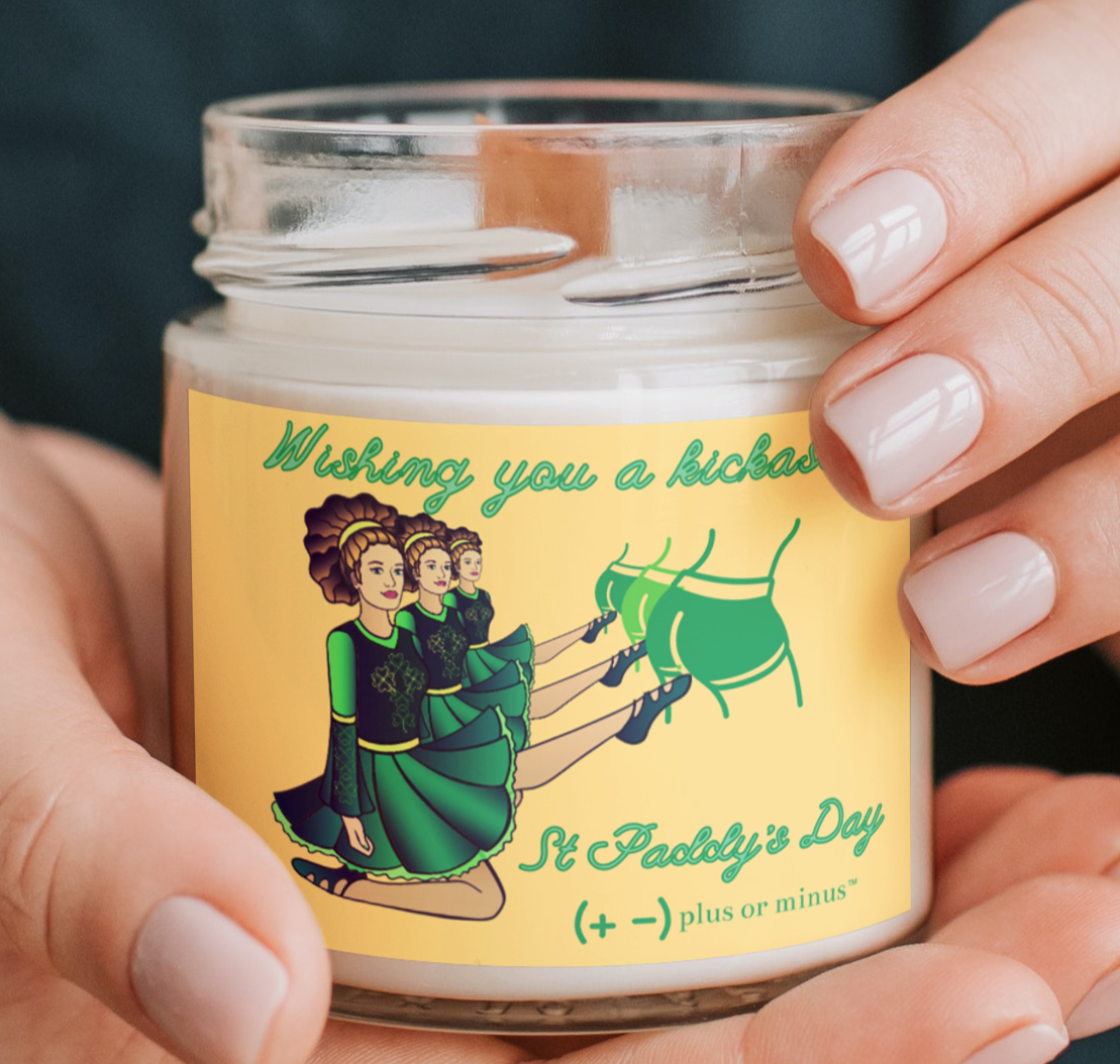 Wishing You a Kickass St Paddy's Day, Orange Label