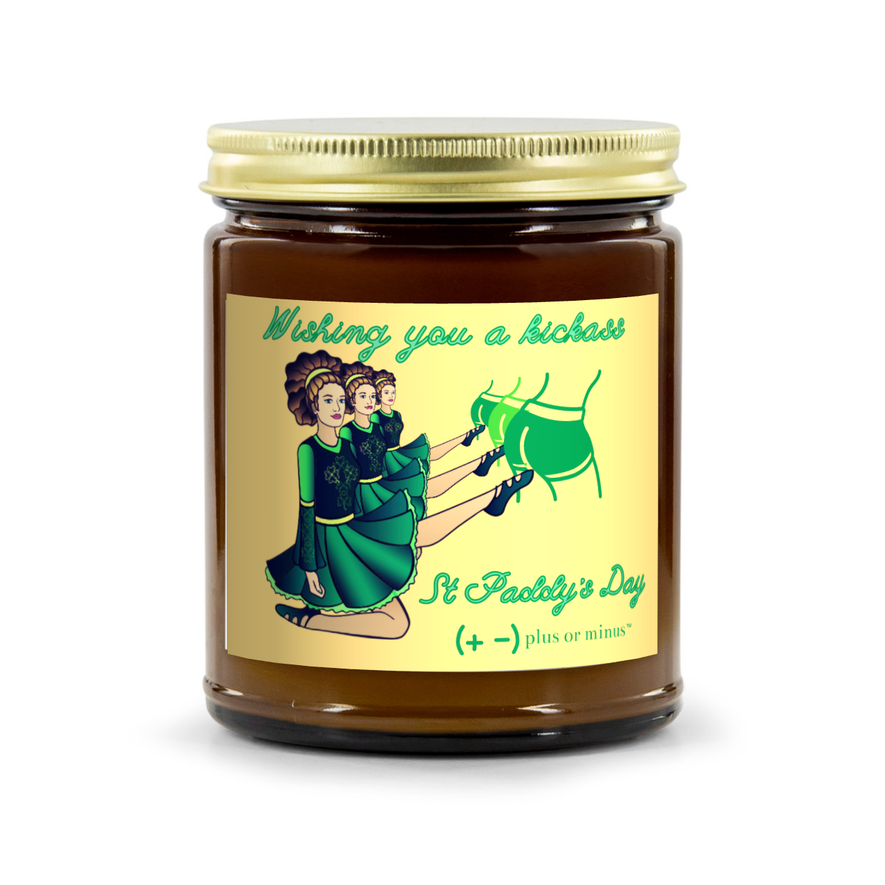 Wishing You a Kickass St Paddy's Day, Orange Label